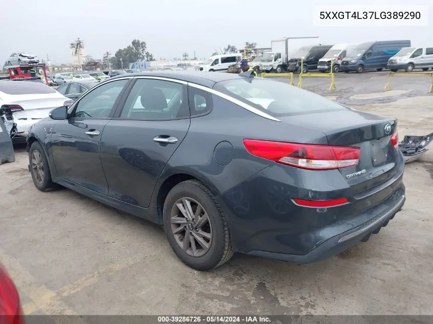 2020 Kia Optima Lx VIN: 5XXGT4L37LG389290 Lot: 39286726