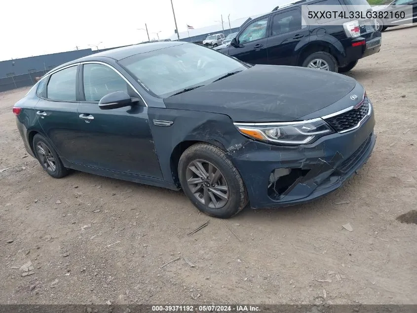 2020 Kia Optima Lx VIN: 5XXGT4L33LG382160 Lot: 39371192