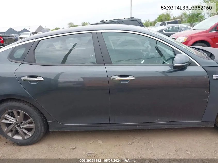 5XXGT4L33LG382160 2020 Kia Optima Lx