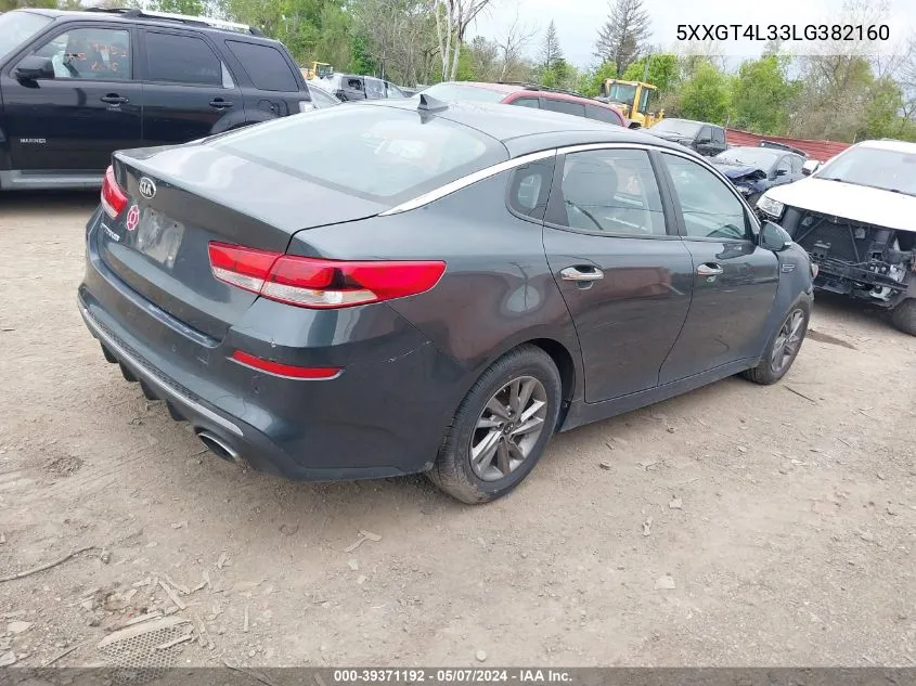 2020 Kia Optima Lx VIN: 5XXGT4L33LG382160 Lot: 39371192