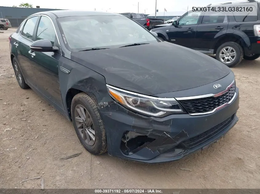 5XXGT4L33LG382160 2020 Kia Optima Lx