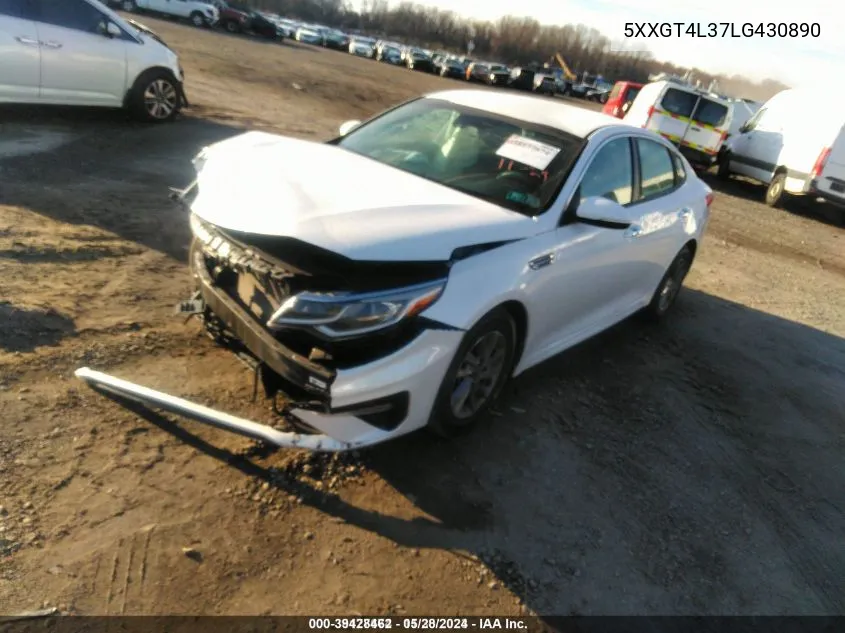 5XXGT4L37LG430890 2020 Kia Optima Lx