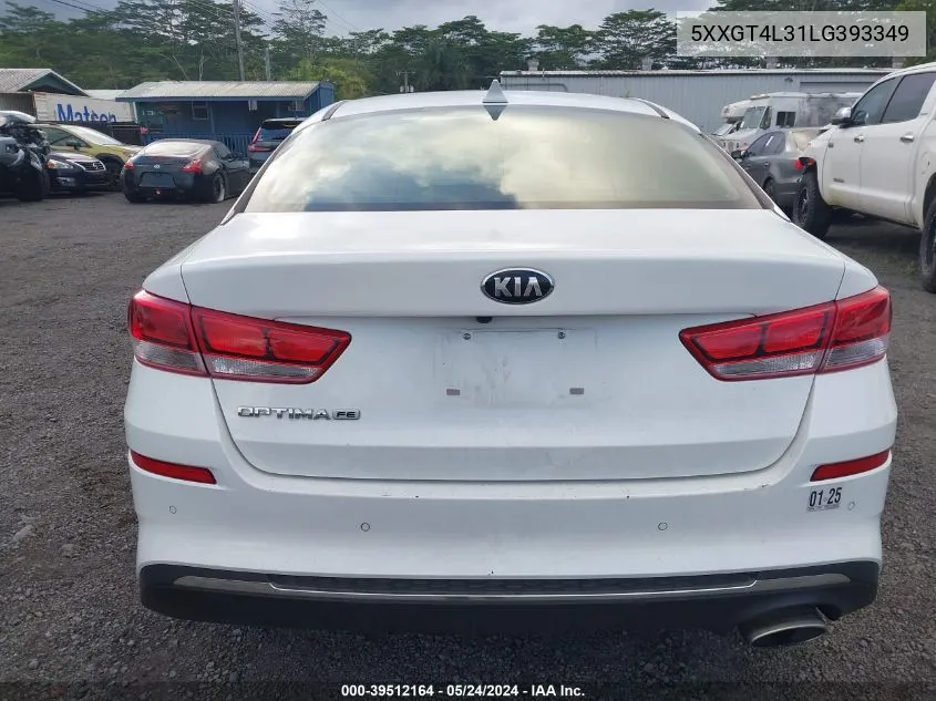 5XXGT4L31LG393349 2020 Kia Optima Lx