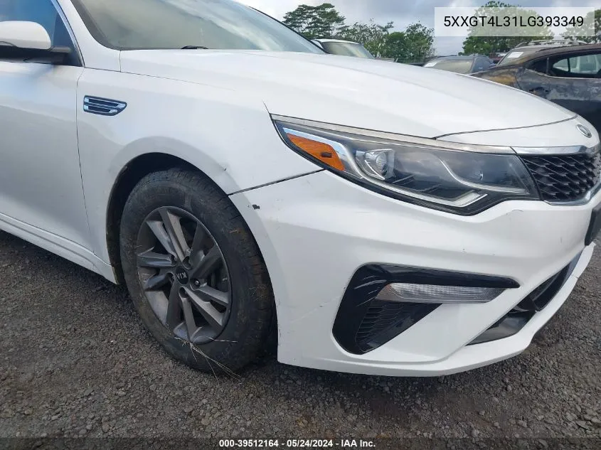 2020 Kia Optima Lx VIN: 5XXGT4L31LG393349 Lot: 39512164