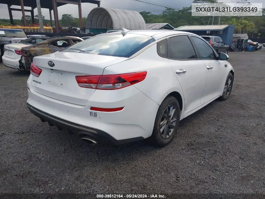 2020 Kia Optima Lx VIN: 5XXGT4L31LG393349 Lot: 39512164