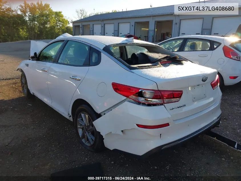 5XXGT4L37LG408680 2020 Kia Optima Lx