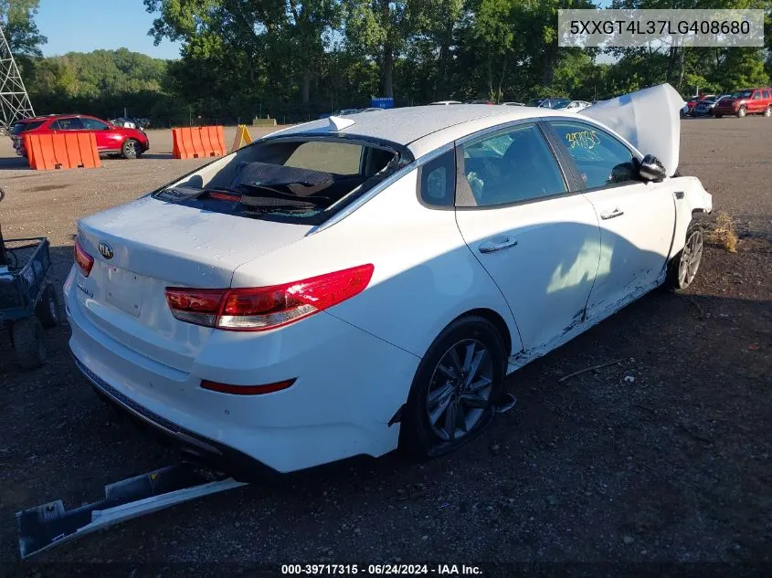 5XXGT4L37LG408680 2020 Kia Optima Lx