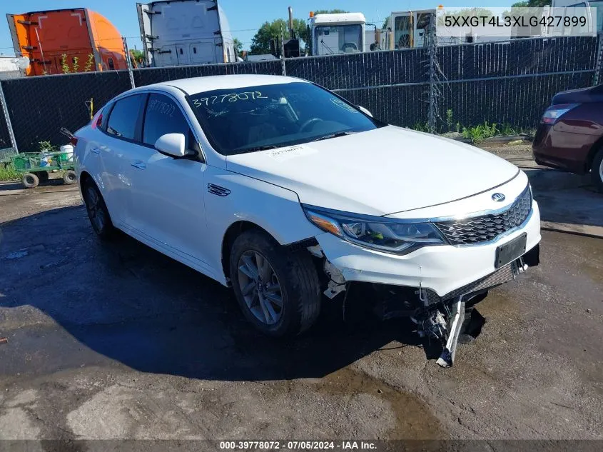 2020 Kia Optima Lx VIN: 5XXGT4L3XLG427899 Lot: 39778072