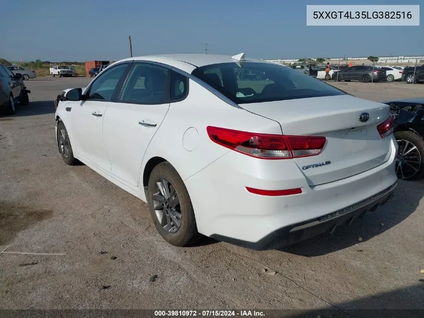 5XXGT4L35LG382516 2020 Kia Optima Lx