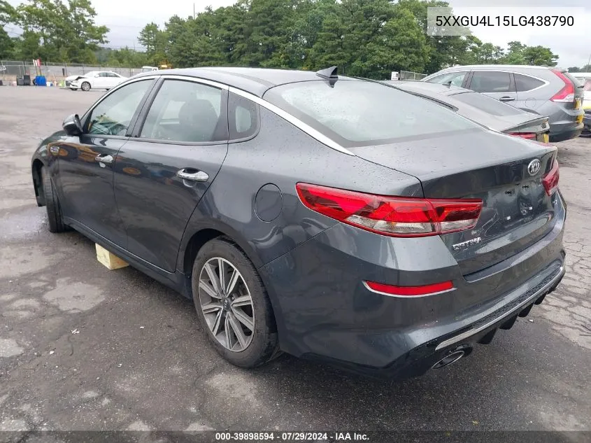 2020 Kia Optima Ex Premium VIN: 5XXGU4L15LG438790 Lot: 39898594