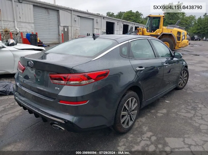 2020 Kia Optima Ex Premium VIN: 5XXGU4L15LG438790 Lot: 39898594