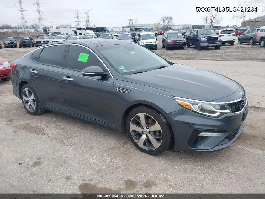 5XXGT4L35LG421234 2020 Kia Optima S