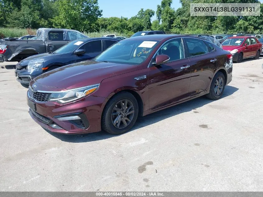 5XXGT4L38LG391131 2020 Kia Optima Lx