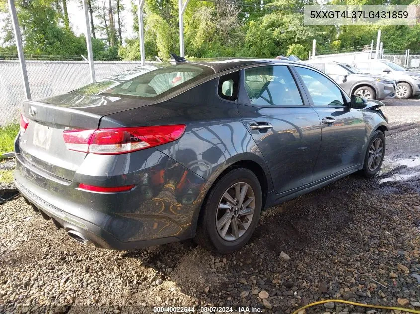 5XXGT4L37LG431859 2020 Kia Optima Lx/S/Se