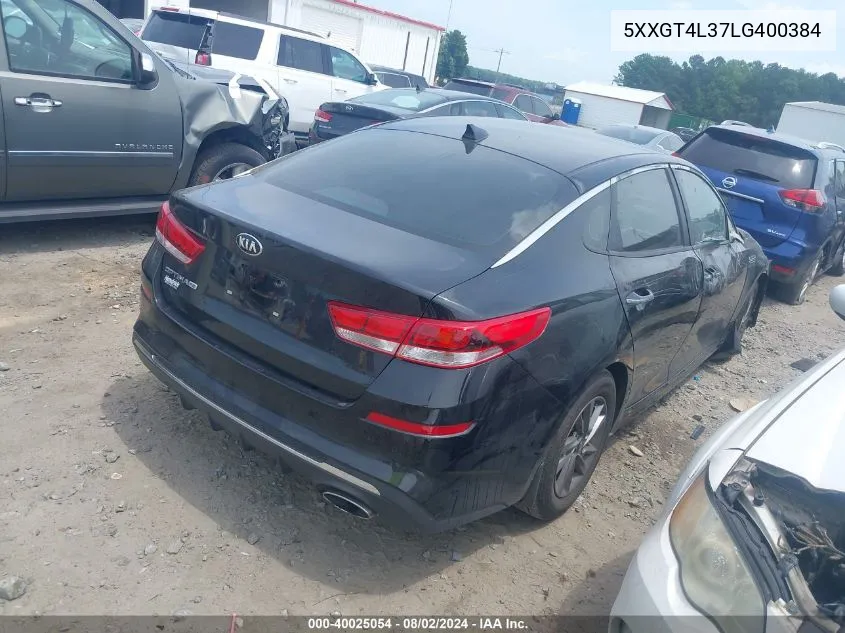 5XXGT4L37LG400384 2020 Kia Optima Lx