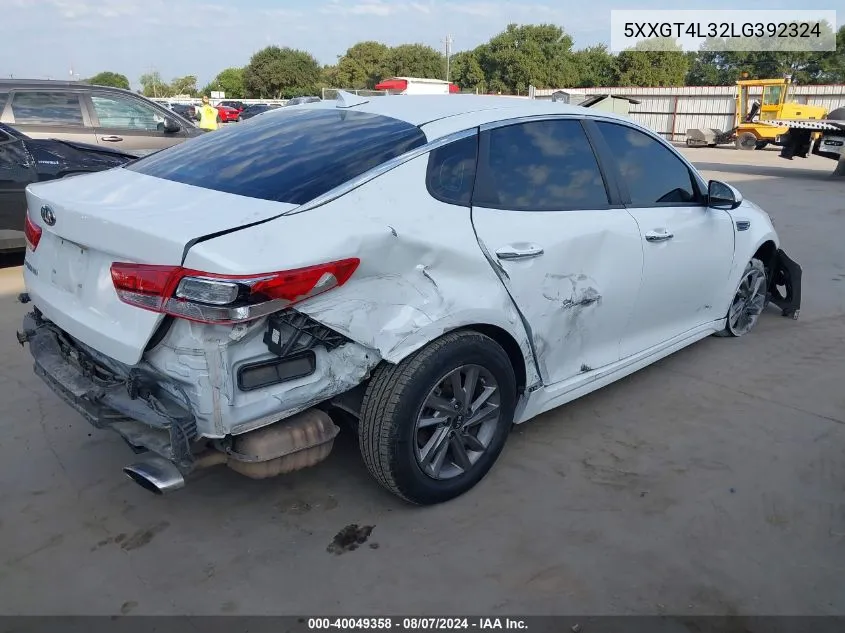 5XXGT4L32LG392324 2020 Kia Optima Lx