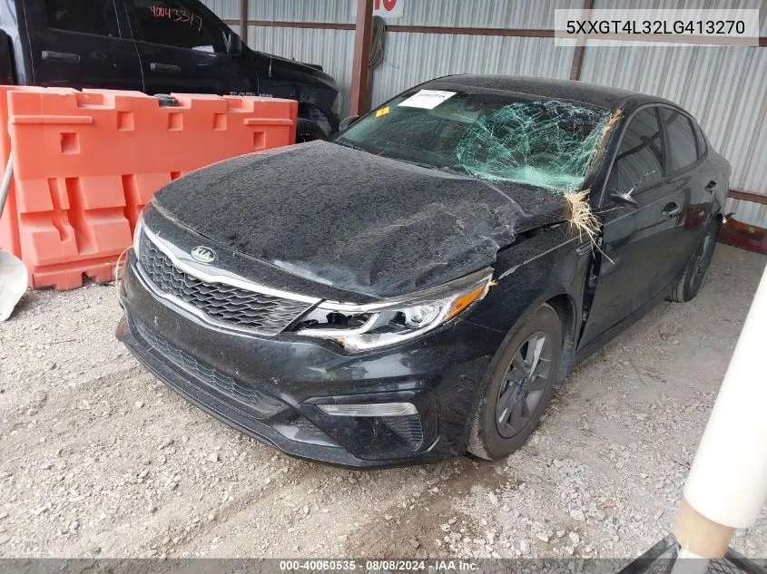 2020 Kia Optima Lx VIN: 5XXGT4L32LG413270 Lot: 40060535