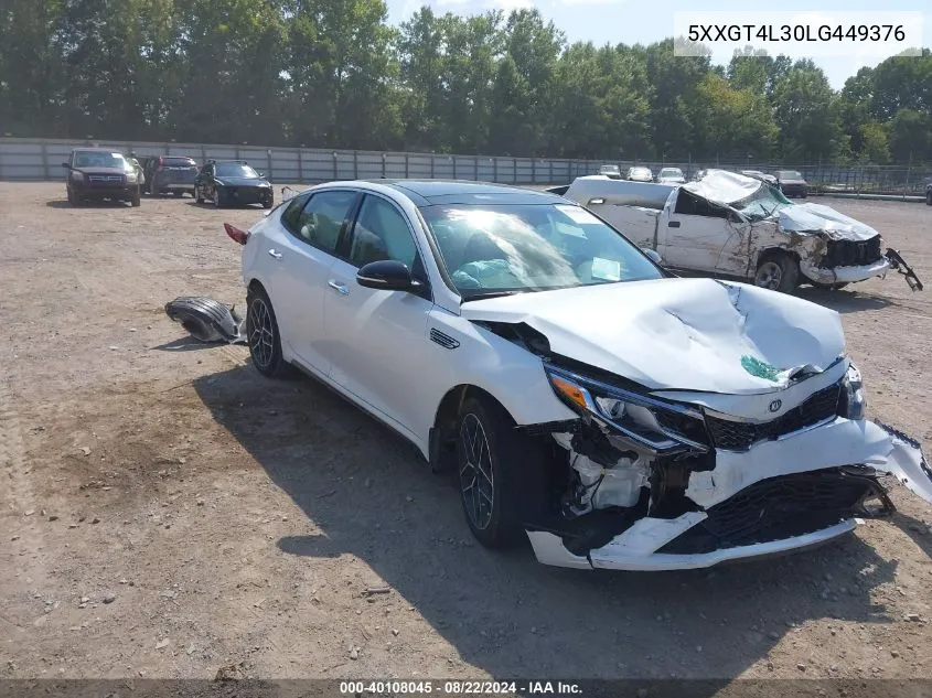 2020 Kia Optima Se VIN: 5XXGT4L30LG449376 Lot: 40108045