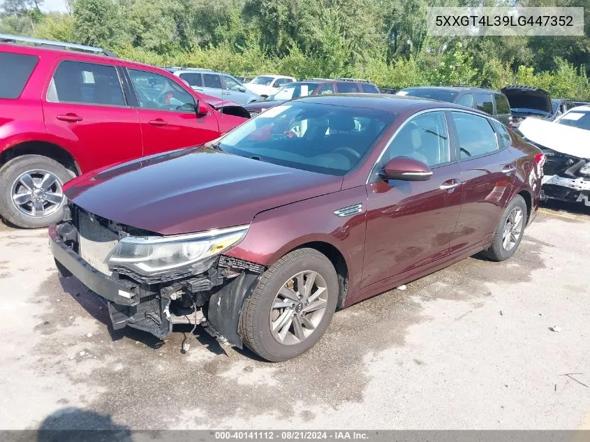 5XXGT4L39LG447352 2020 Kia Optima Lx