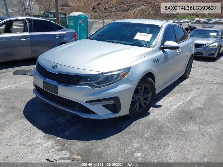 5XXGT4L36LG393637 2020 Kia Optima Lx