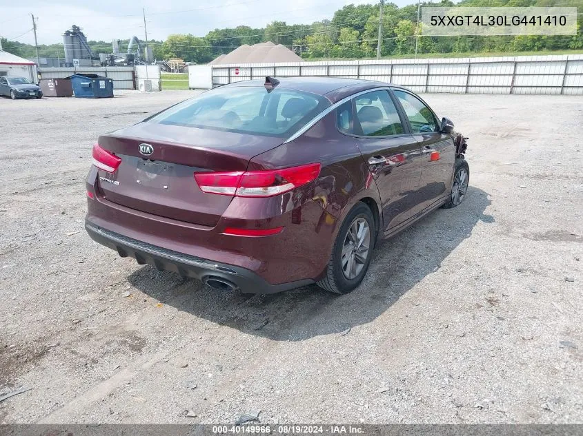 2020 Kia Optima Lx VIN: 5XXGT4L30LG441410 Lot: 40149966