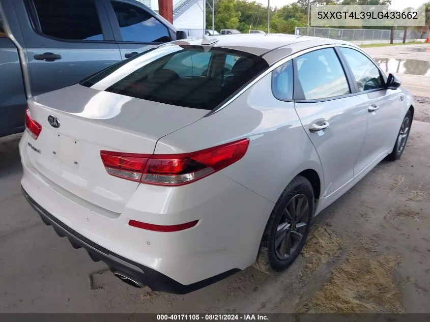 2020 Kia Optima Lx VIN: 5XXGT4L39LG433662 Lot: 40171105