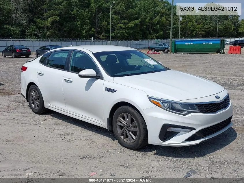 2020 Kia Optima Lx VIN: 5XXGT4L39LG421012 Lot: 40171871