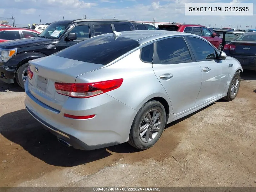 2020 Kia Optima Lx VIN: 5XXGT4L39LG422595 Lot: 40174074