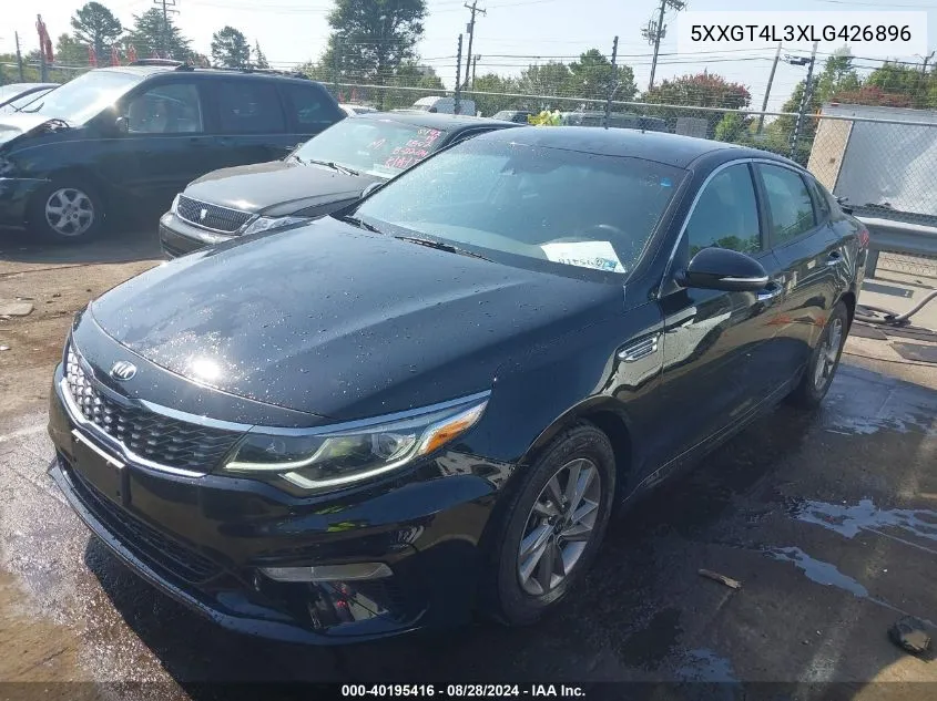 2020 Kia Optima Lx VIN: 5XXGT4L3XLG426896 Lot: 40195416