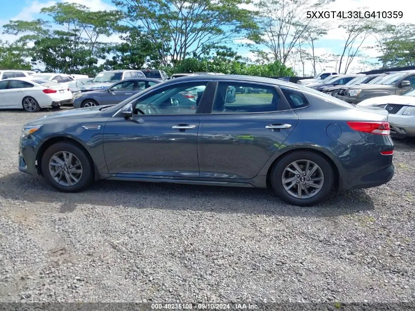 5XXGT4L33LG410359 2020 Kia Optima Lx