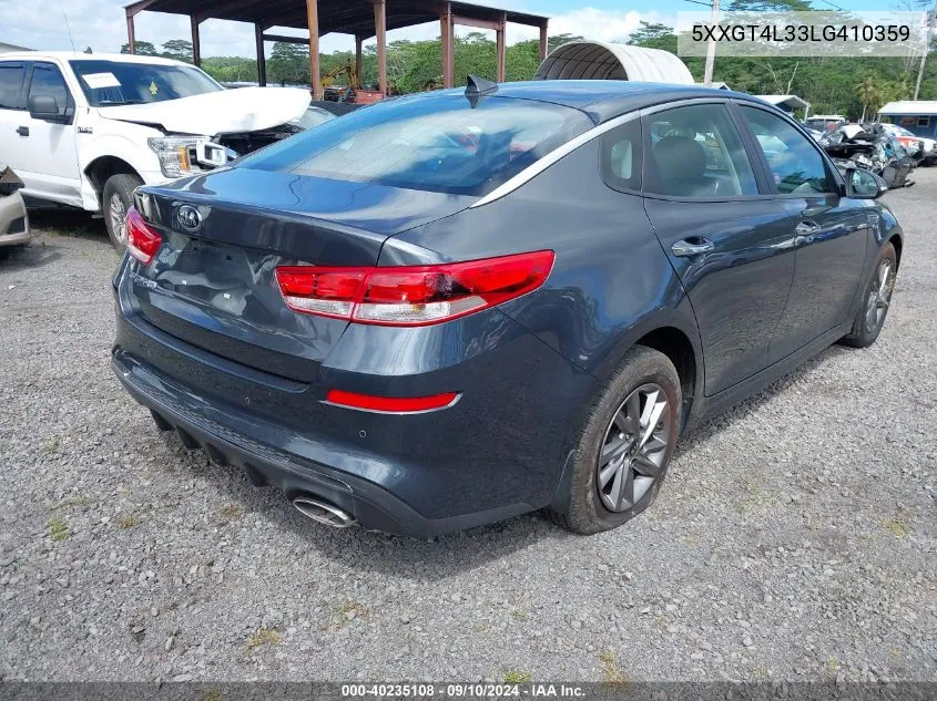 2020 Kia Optima Lx VIN: 5XXGT4L33LG410359 Lot: 40235108