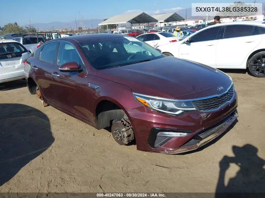 2020 Kia Optima Lx VIN: 5XXGT4L38LG385328 Lot: 40247063