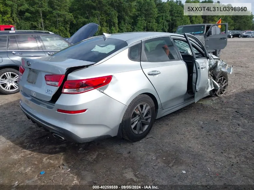 2020 Kia Optima Lx VIN: 5XXGT4L31LG398860 Lot: 40259559