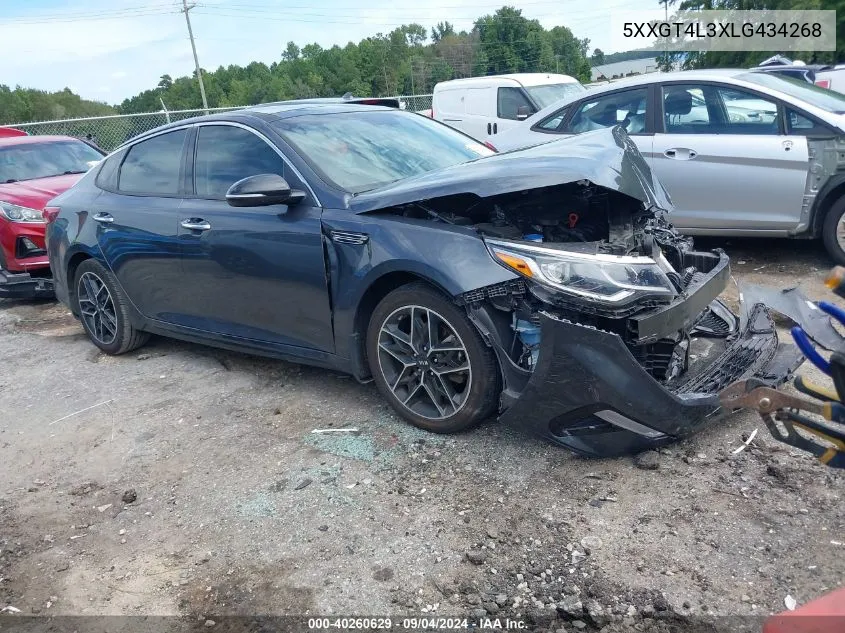 2020 Kia Optima Se VIN: 5XXGT4L3XLG434268 Lot: 40260629