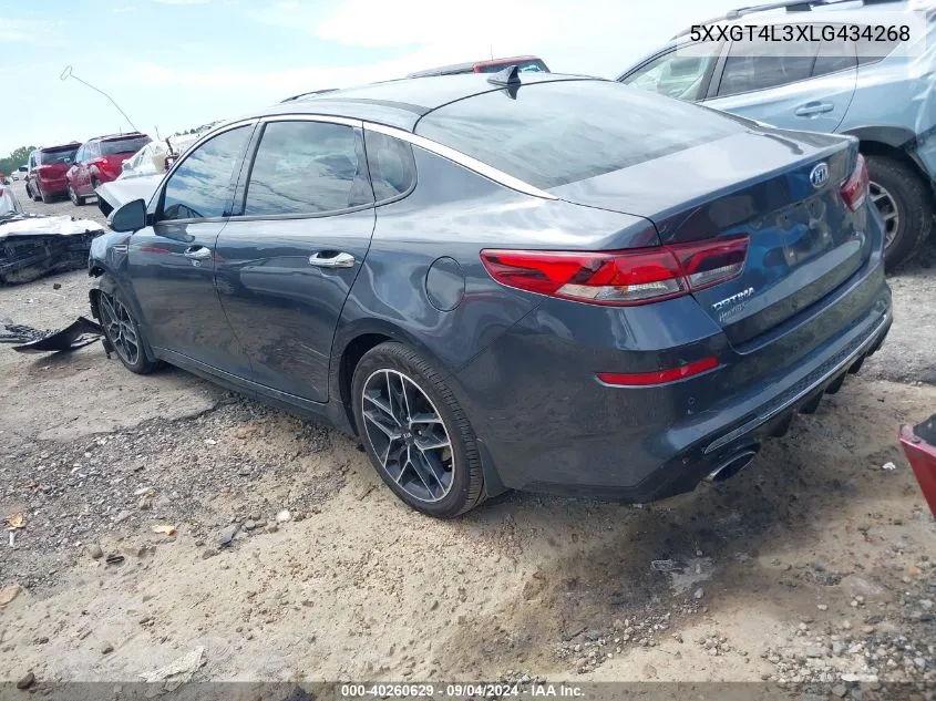 5XXGT4L3XLG434268 2020 Kia Optima Se