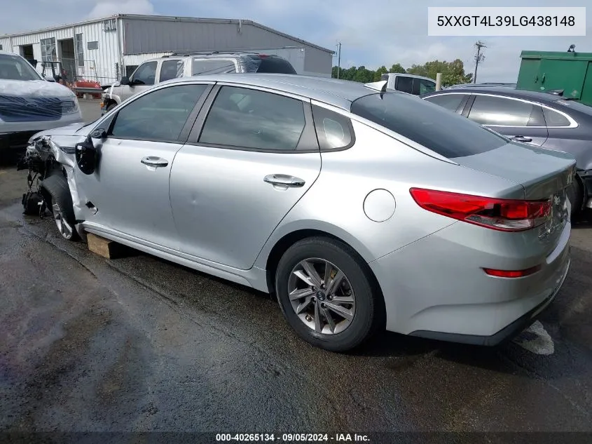 2020 Kia Optima Lx VIN: 5XXGT4L39LG438148 Lot: 40265134