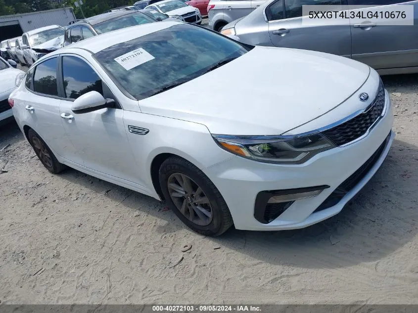 2020 Kia Optima Lx VIN: 5XXGT4L34LG410676 Lot: 40272103