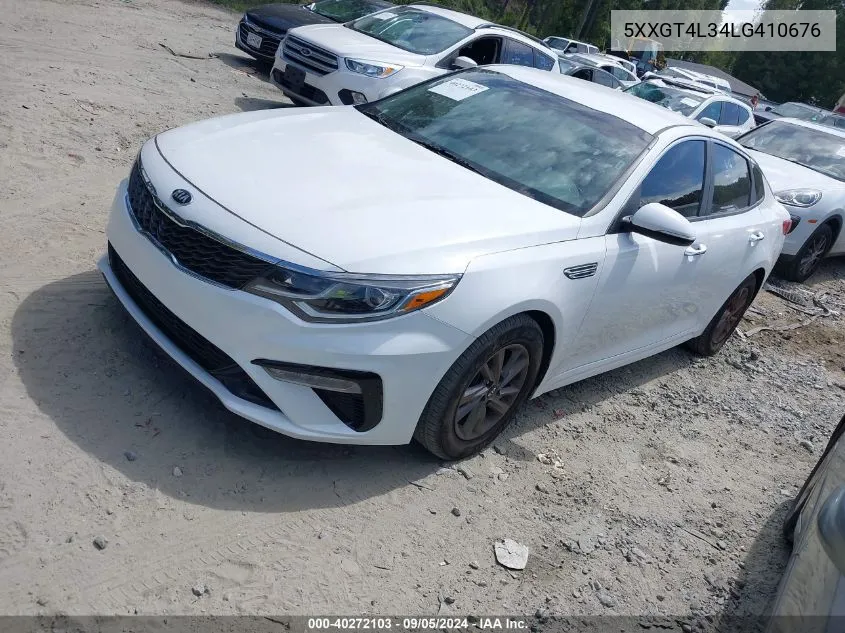 2020 Kia Optima Lx VIN: 5XXGT4L34LG410676 Lot: 40272103