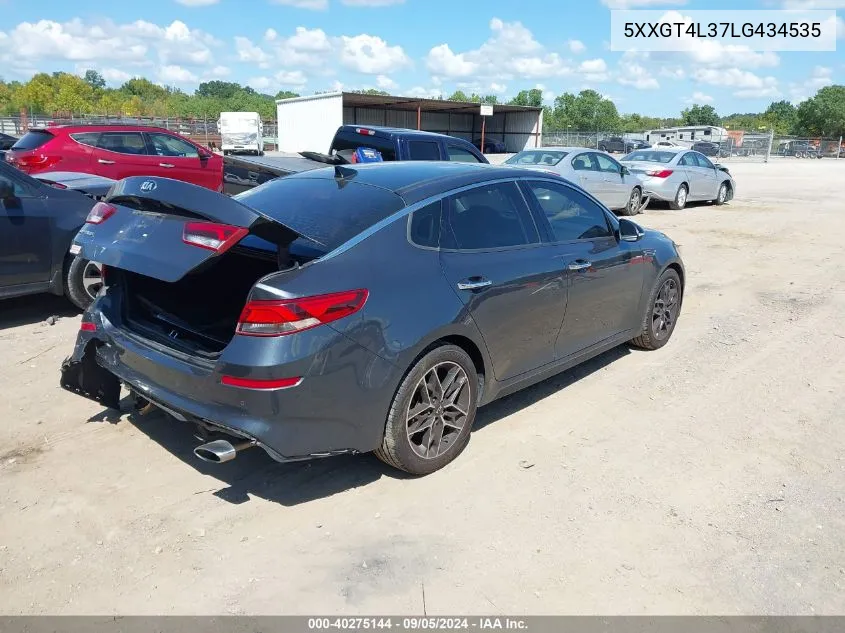 2020 Kia Optima Se VIN: 5XXGT4L37LG434535 Lot: 40275144