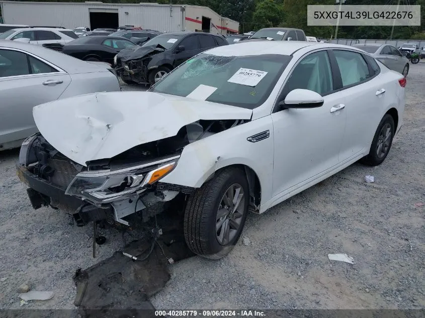 2020 Kia Optima Lx VIN: 5XXGT4L39LG422676 Lot: 40285779