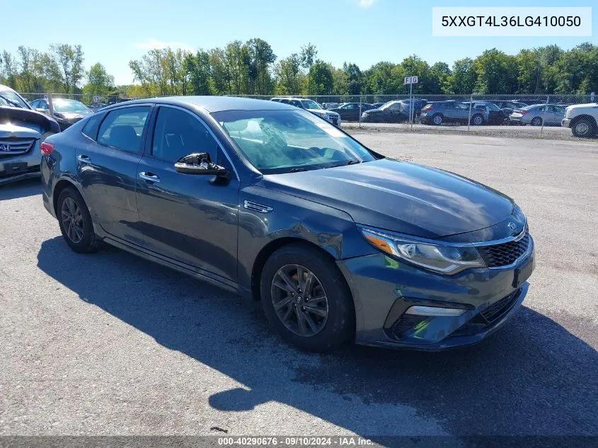 5XXGT4L36LG410050 2020 Kia Optima Lx/S/Se