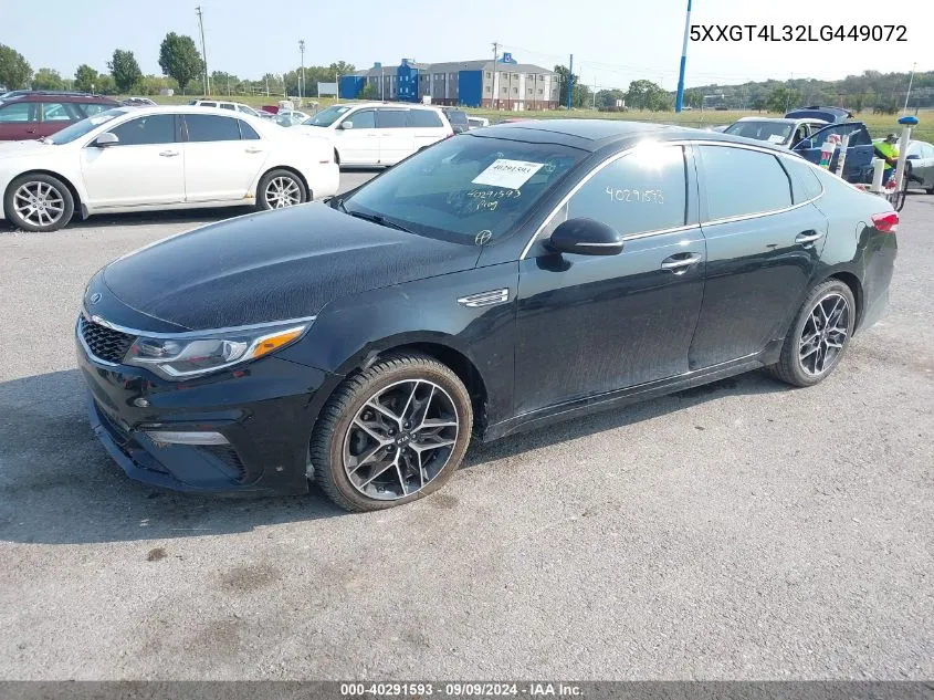 2020 Kia Optima Se VIN: 5XXGT4L32LG449072 Lot: 40291593