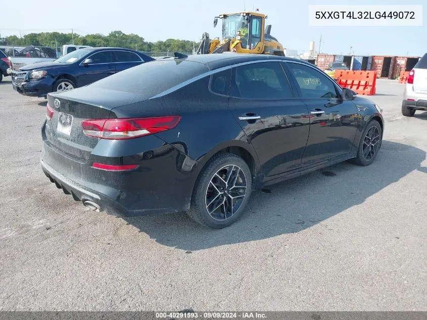 2020 Kia Optima Se VIN: 5XXGT4L32LG449072 Lot: 40291593