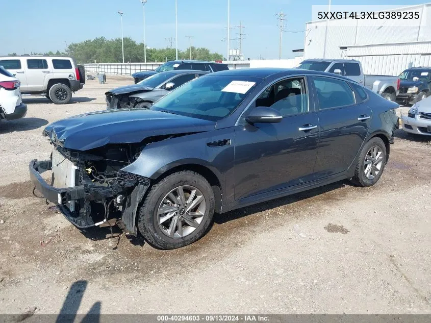 5XXGT4L3XLG389235 2020 Kia Optima Lx