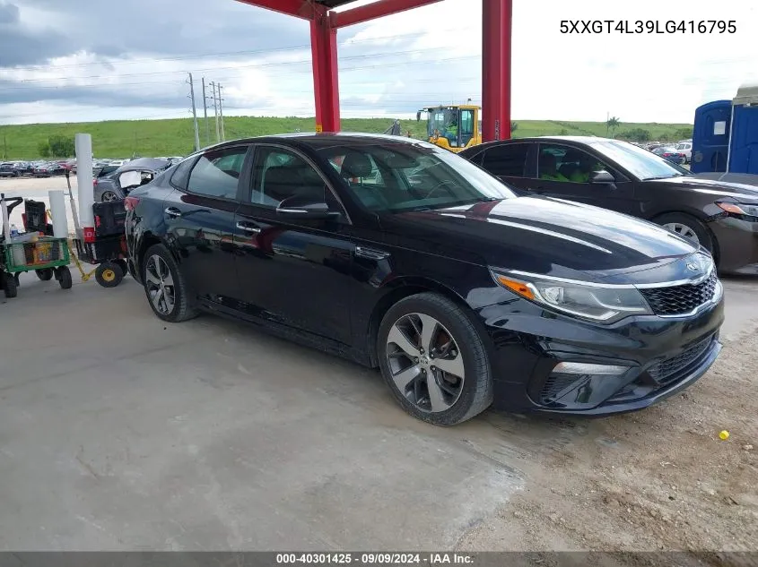 2020 Kia Optima S VIN: 5XXGT4L39LG416795 Lot: 40301425