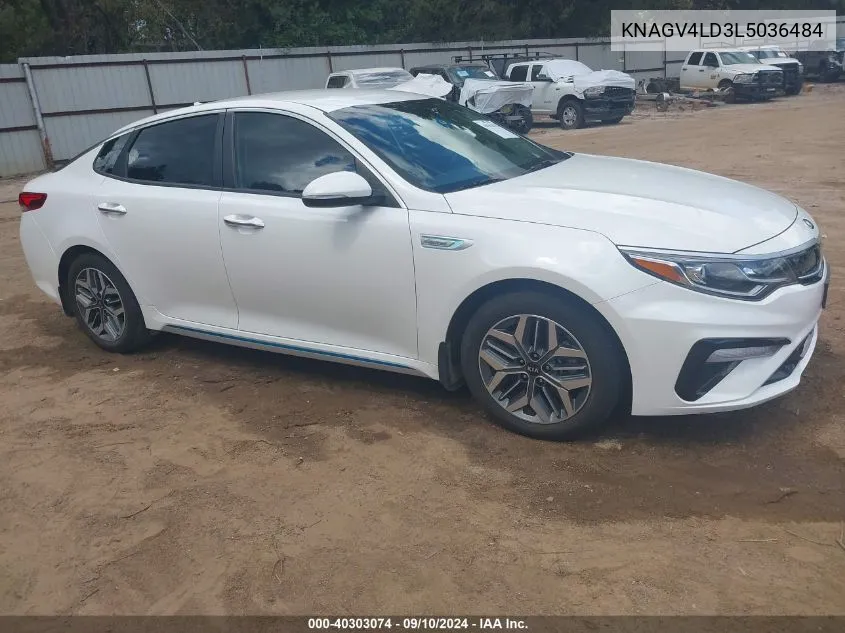 2020 Kia Optima Plug-In Hybrid Ex VIN: KNAGV4LD3L5036484 Lot: 40303074