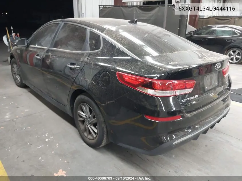 5XXGT4L34LG444116 2020 Kia Optima Lx