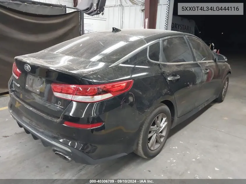 5XXGT4L34LG444116 2020 Kia Optima Lx