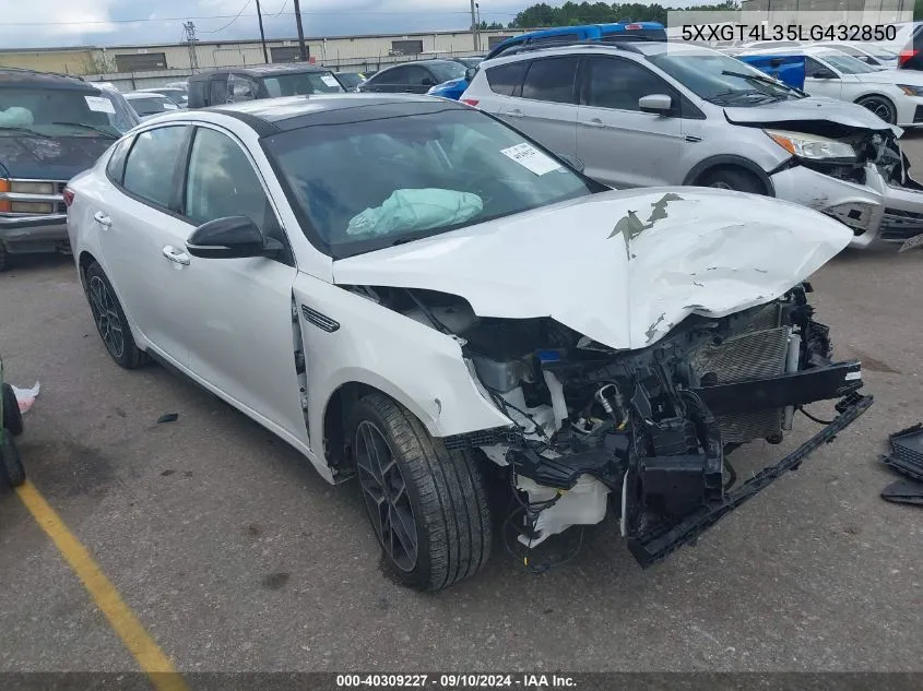 2020 Kia Optima Lx/S/Se VIN: 5XXGT4L35LG432850 Lot: 40309227