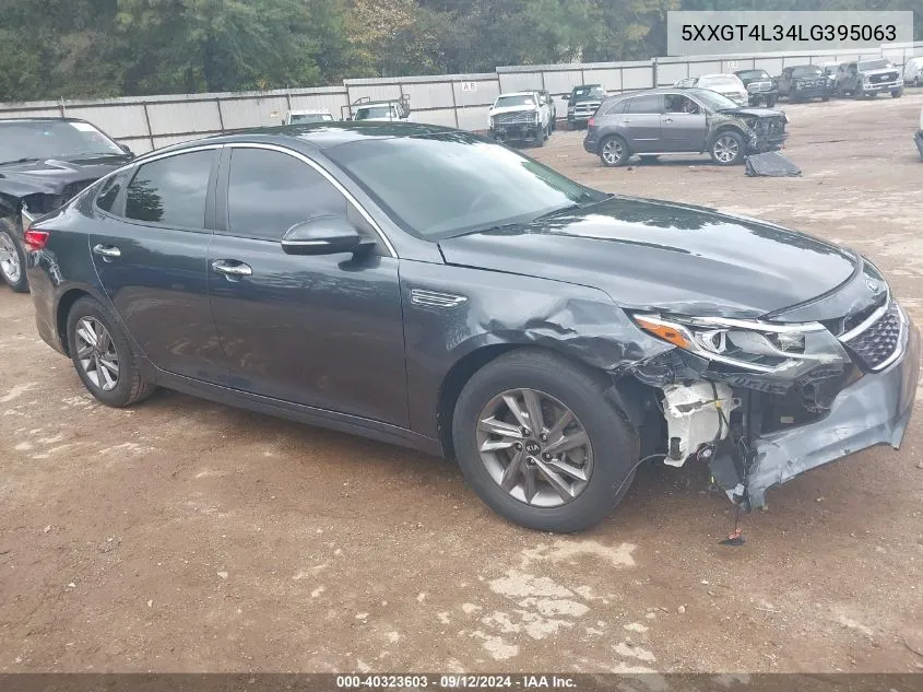 2020 Kia Optima Lx VIN: 5XXGT4L34LG395063 Lot: 40323603